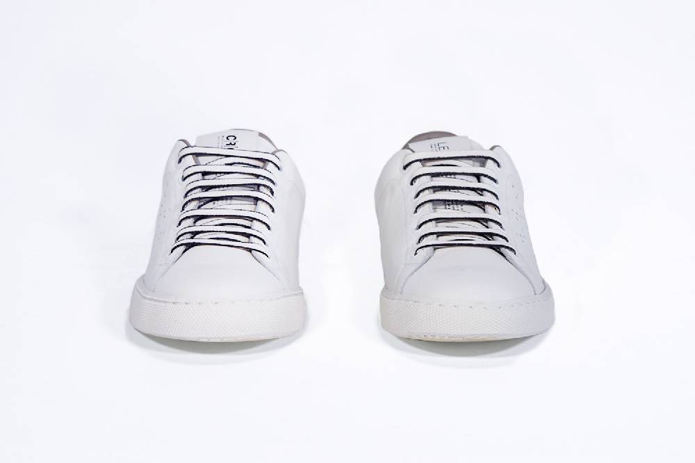 Leather Crown LC06 | Beige & Bianche - Basse - Donna In Linea