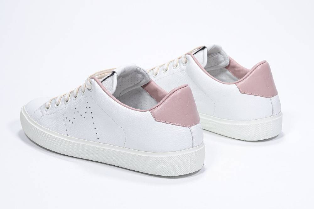 Leather Crown LC06 | Rosa & Bianche - Basse - Donna Nuovo