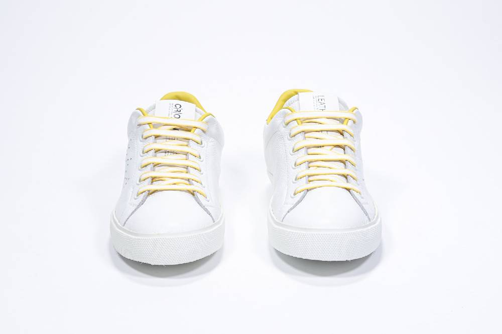 Leather Crown LC06 | Gialle & Bianche - Basse - Donna Qualità