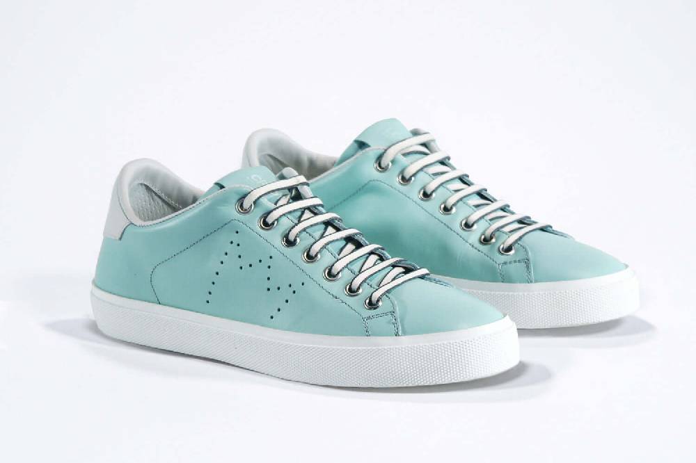 Leather Crown LC06 | Sky & White - BASSE - Donna Soddisfazione Garantita