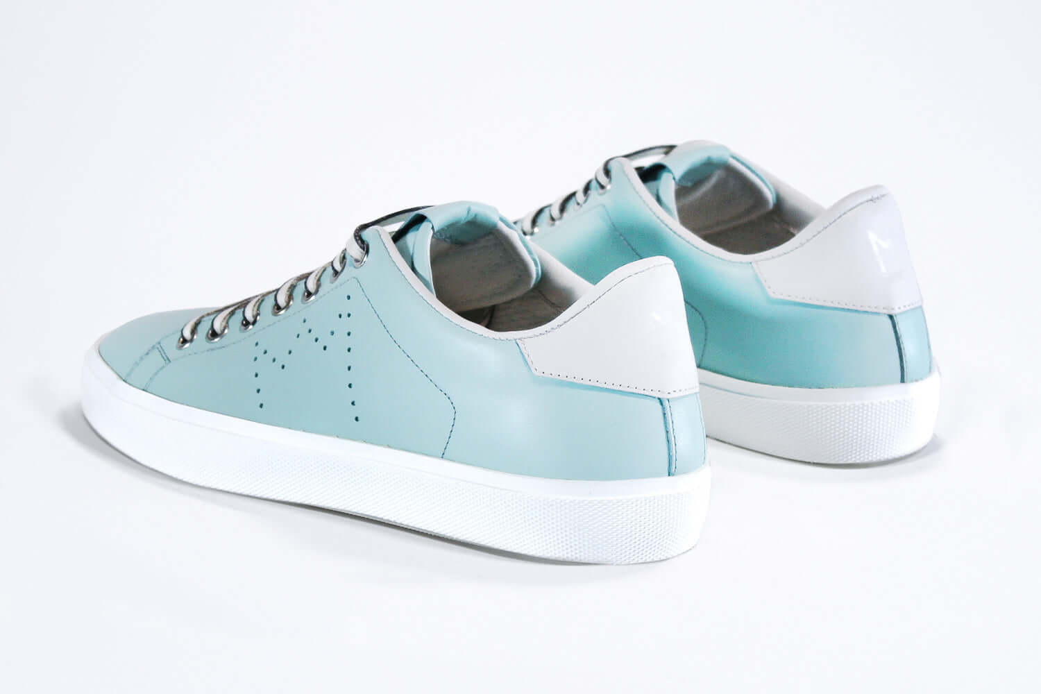 Leather Crown LC06 | Sky & White - BASSE - Donna Soddisfazione Garantita