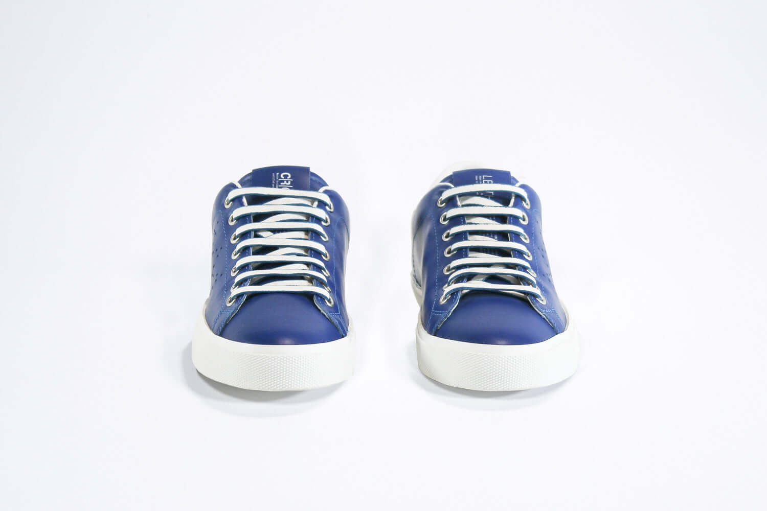 Leather Crown LC06 | Denim e bianco - BASSE - Donna Qualità Garantita