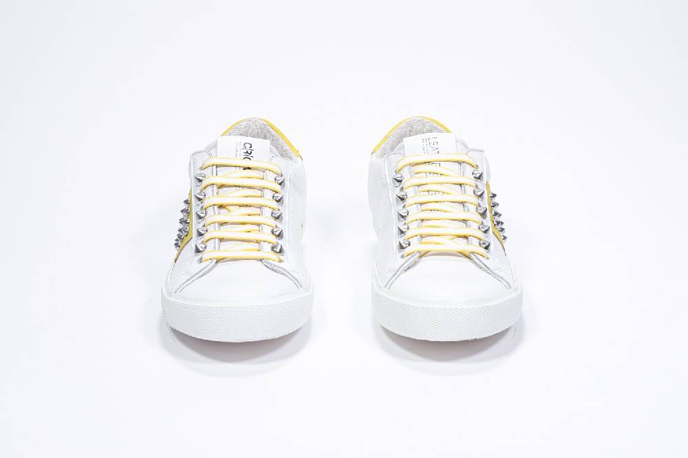 Leather Crown STUDLIGHT | Giallo e bianco - BASSE - Donna Shopping Online