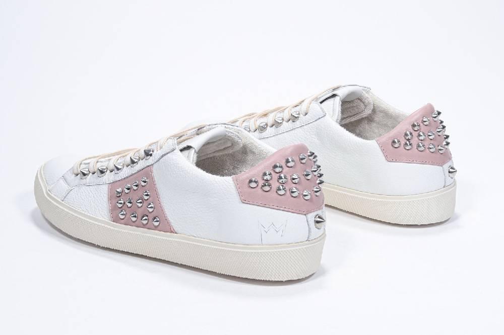 Leather Crown STUDLIGHT | Rosa e bianco - BASSE - Donna Prezzo Ridotto