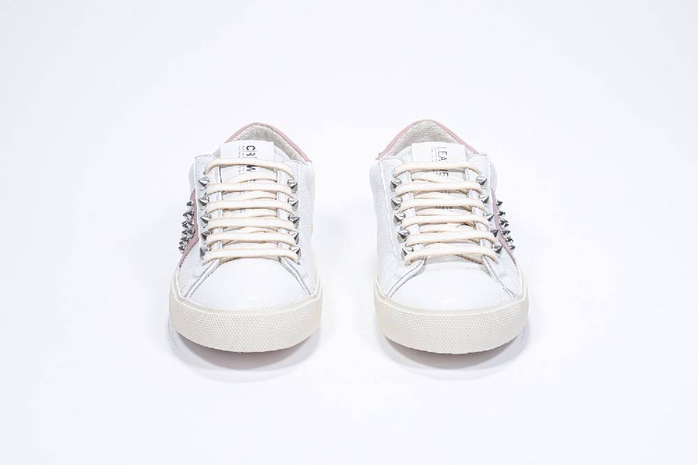 Leather Crown STUDLIGHT | Rosa e bianco - BASSE - Donna Prezzo Ridotto