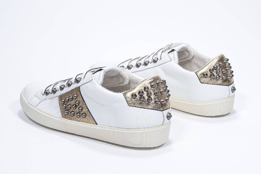 Leather Crown STUDLIGHT | Oro e bianco - BASSE - Donna Sottocosto
