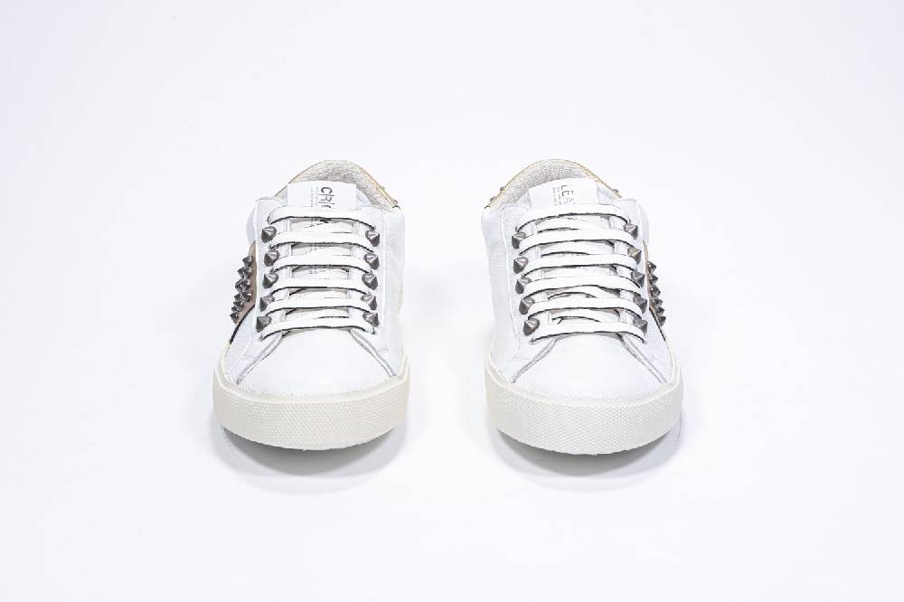 Leather Crown STUDLIGHT | Oro e bianco - BASSE - Donna Sottocosto