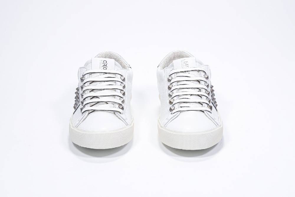 Leather Crown STUDLIGHT | Argento e bianco - BASSE - Donna Convenienza