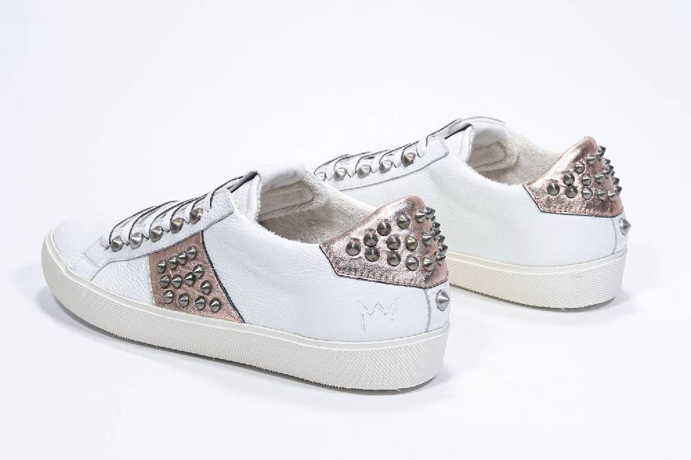 Leather Crown STUDLIGHT | Rosa e bianco - BASSE - Donna Novità