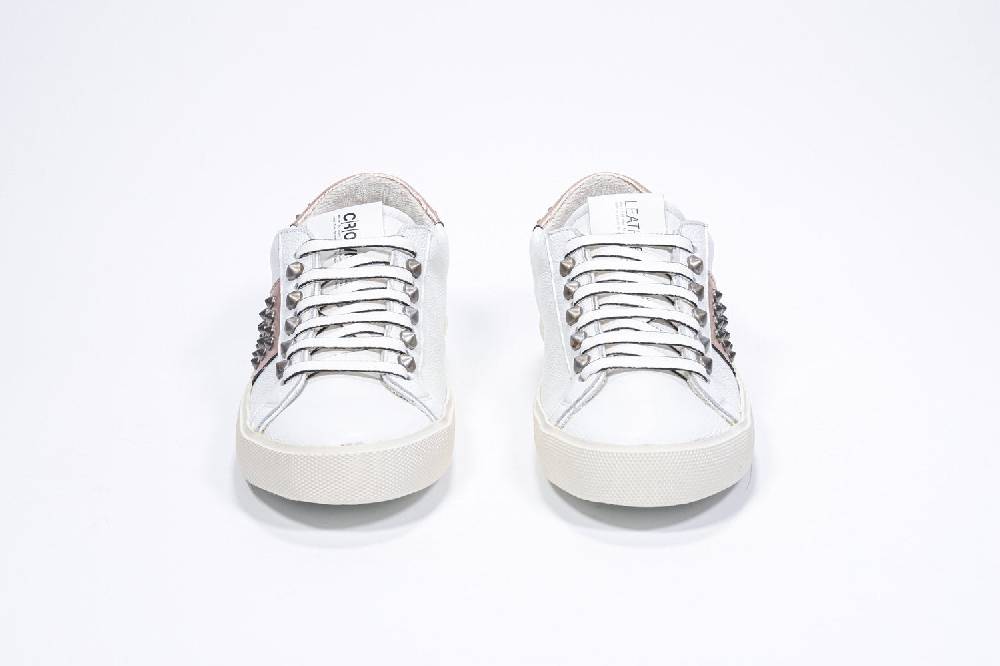 Leather Crown STUDLIGHT | Rosa e bianco - BASSE - Donna Novità