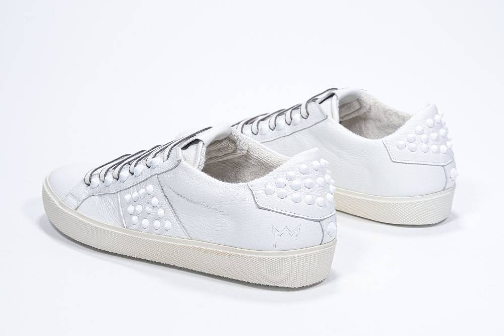 Leather Crown STUDLIGHT | Tutto bianco - BASSE - Donna Presa