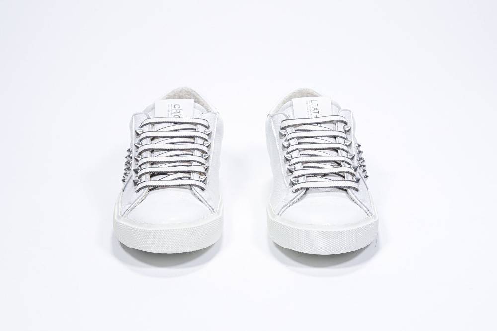 Leather Crown STUDLIGHT | Bianco - BASSE - Donna Sconto
