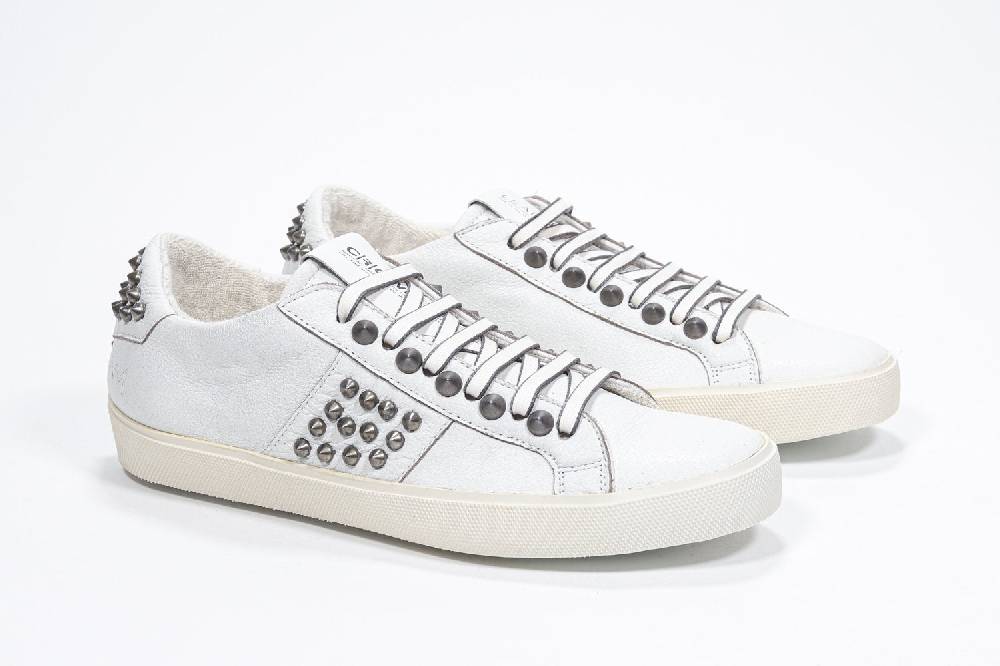Leather Crown STUDLIGHT | Bianco - BASSE - Donna Economico