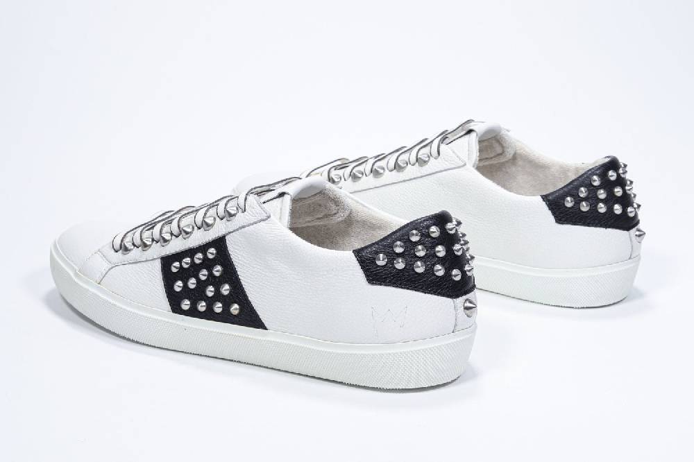Leather Crown STUDLIGHT | Bianco e nero - BASSE - Donna Online