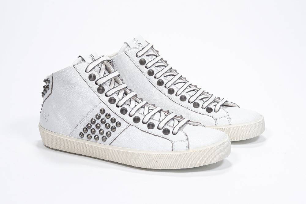 Leather Crown STUDBORN | Vintage Bianche - Alte - Donna Vendite Flash