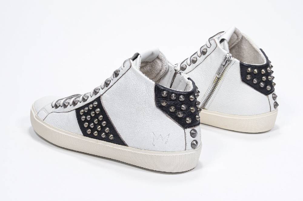 Leather Crown STUDBORN | Vintage Bianche & Nere - Alte - Donna Negozio