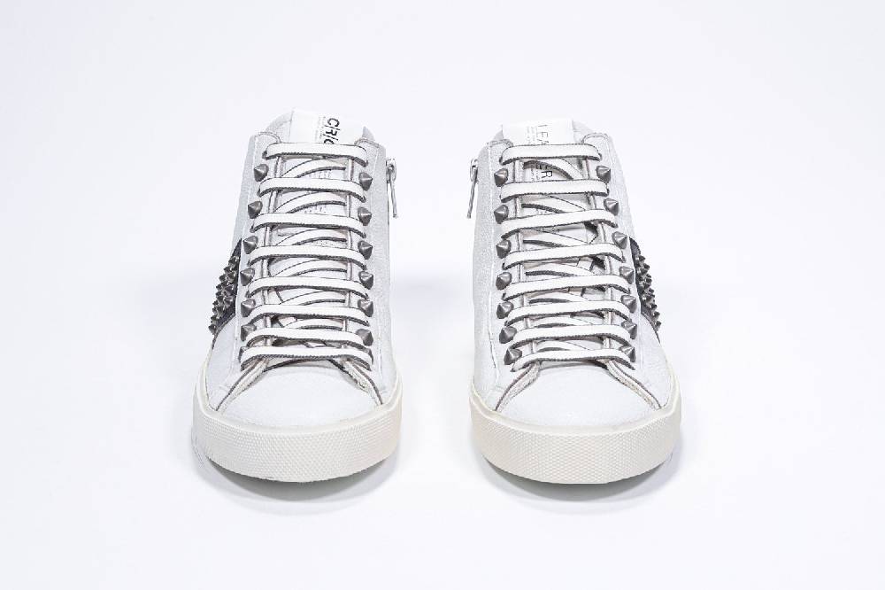 Leather Crown STUDBORN | Vintage Bianche & Nere - Alte - Donna Negozio