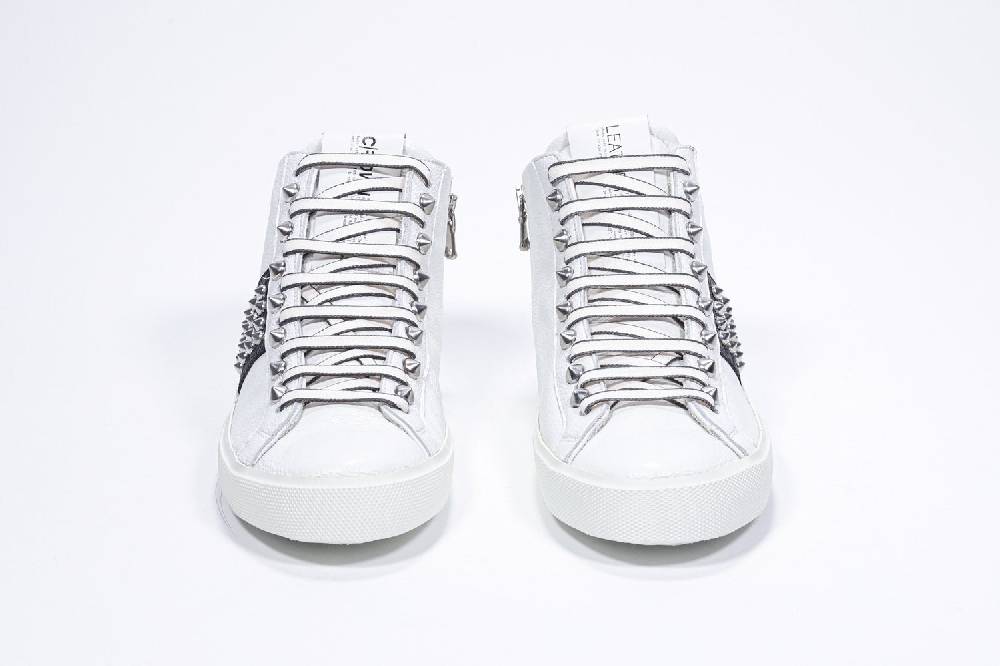 Leather Crown STUDBORN | Bianche & Nere - Alte - Donna In Saldo