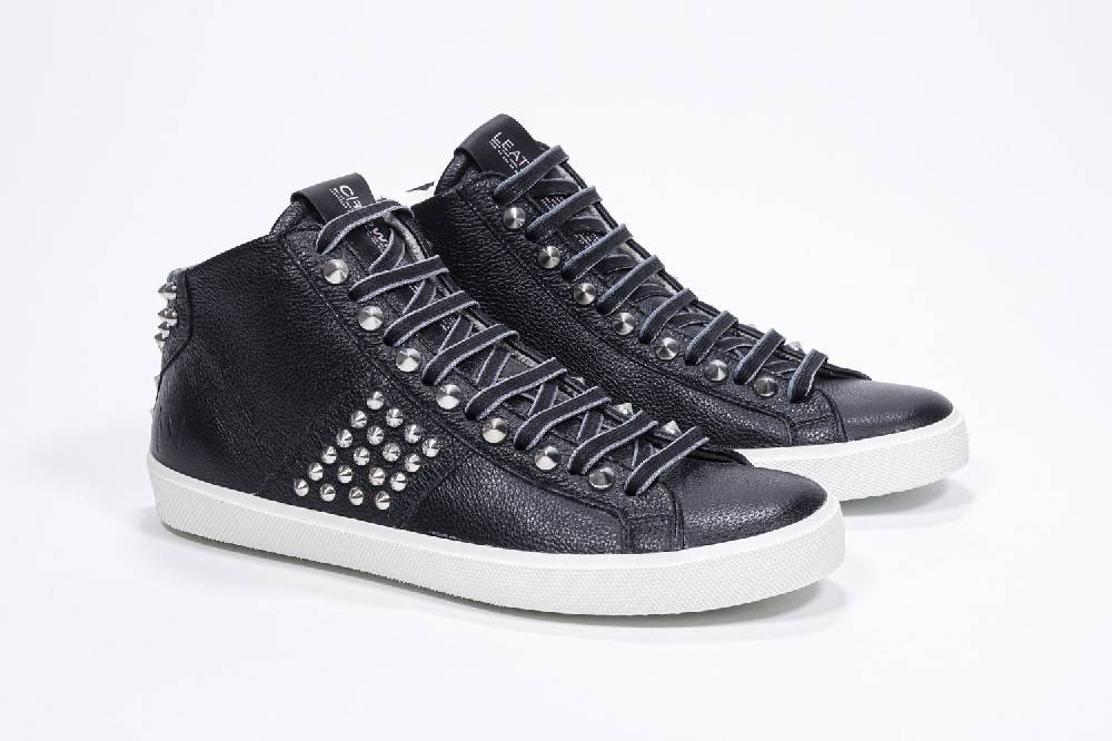 Leather Crown STUDBORN | Nere - Alte - Donna Nuova