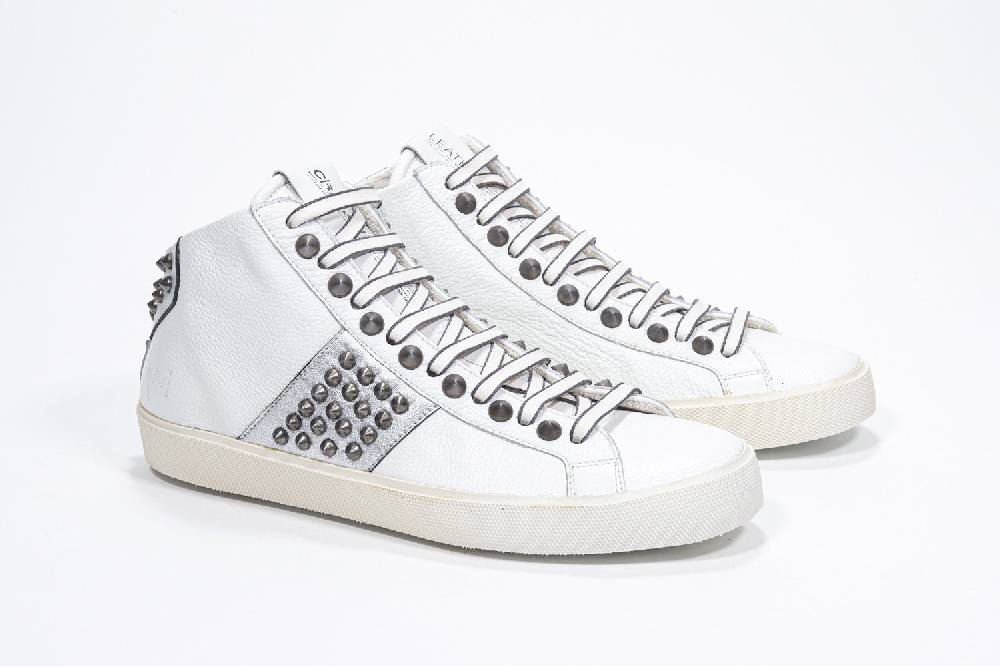 Leather Crown STUDBORN | Argento & Bianche - Alte - Donna 2025