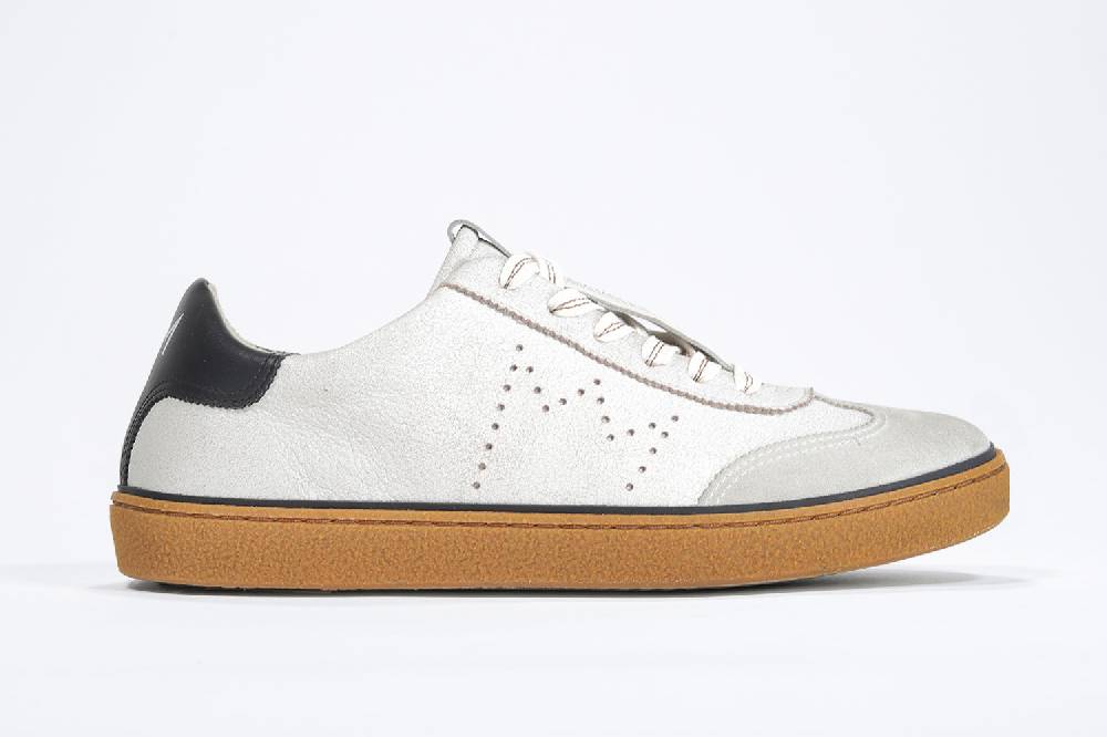 Leather Crown MODEL T | Retro Bianche - Basse - Uomo Italia