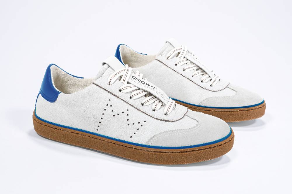 Leather Crown MODEL T | Retro Blue - BASSE - Uomo In Linea
