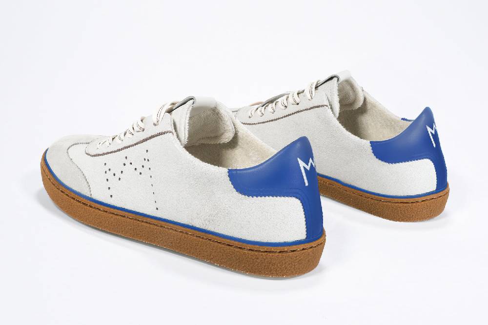 Leather Crown MODEL T | Retro Blue - BASSE - Uomo In Linea
