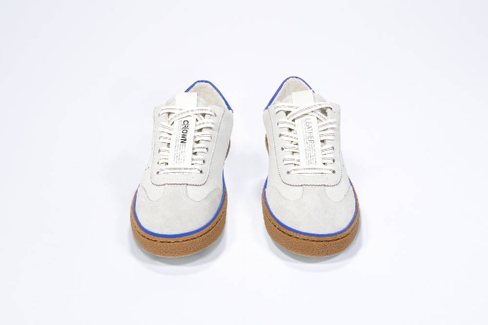 Leather Crown MODEL T | Retro Blue - BASSE - Uomo In Linea