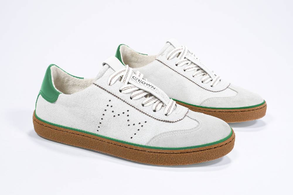 Leather Crown MODEL T | Retro Green - BASSE - Uomo Nuovo