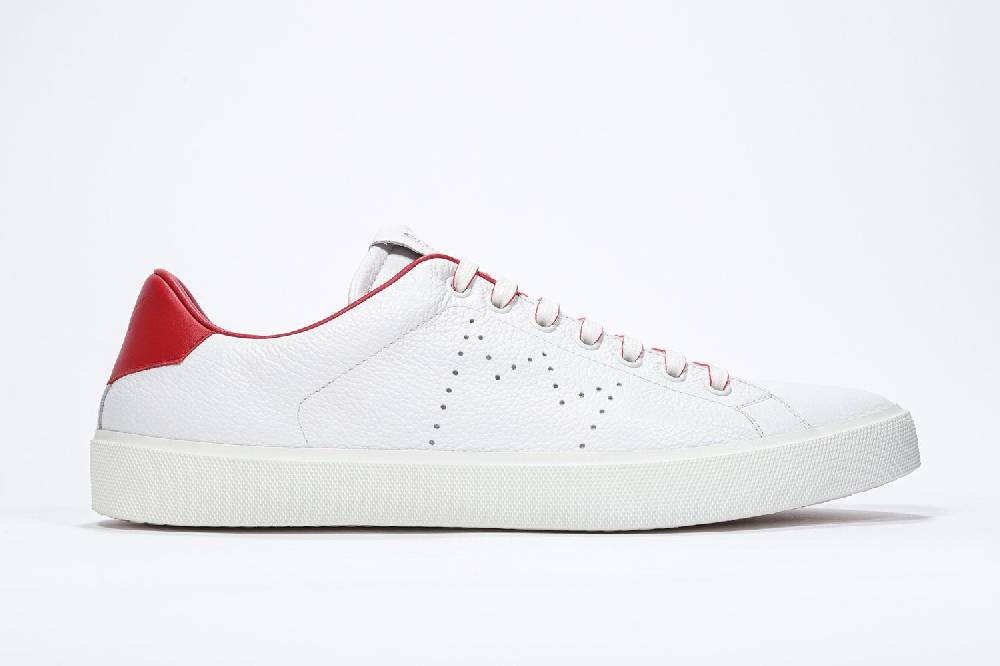 Leather Crown LC06 | Rosse & Bianche - Basse - Uomo Vendita