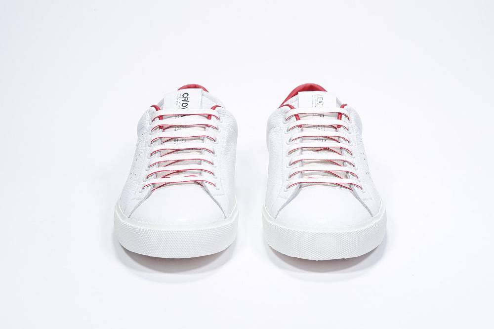Leather Crown LC06 | Rosse & Bianche - Basse - Uomo Vendita