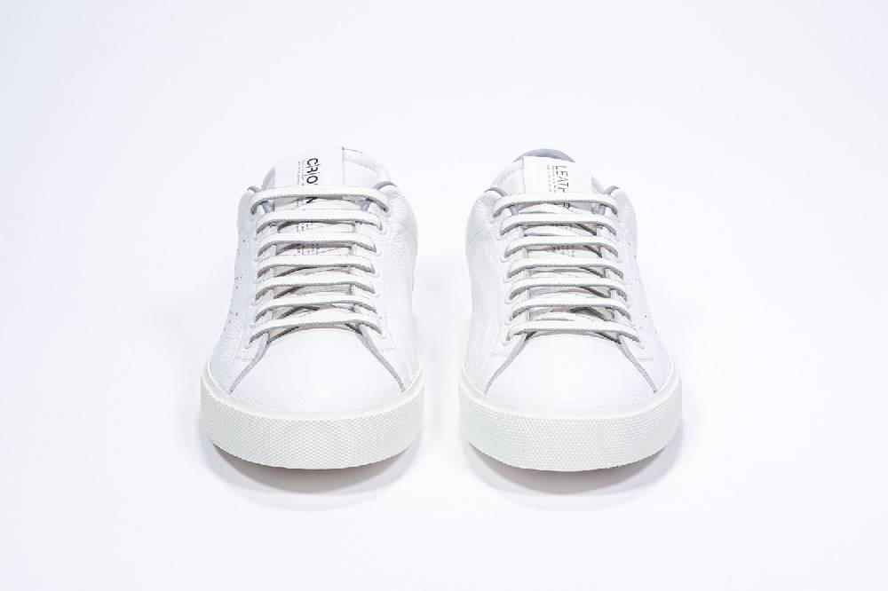 Leather Crown LC06 | Grigio Chiaro & Bianche - Basse - Uomo Spedizione Gratuita