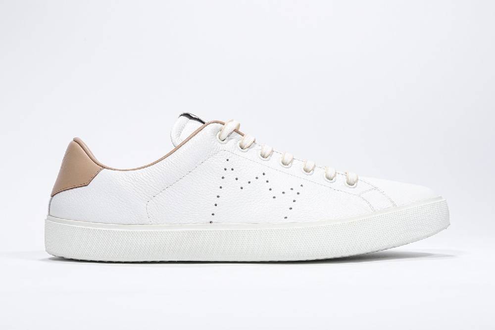 Leather Crown LC06 | Cuoio & Bianche - Basse - Uomo Pezzi Unici