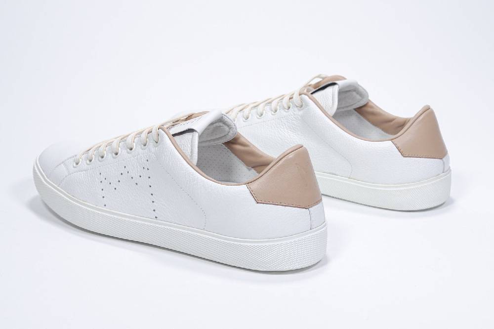 Leather Crown LC06 | Cuoio & Bianche - Basse - Uomo Pezzi Unici