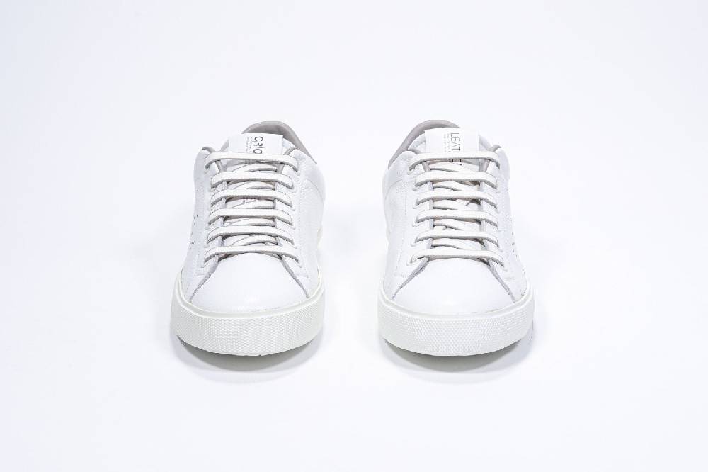 Leather Crown LC06 | Beige & Bianche - Basse - Uomo Soddisfazione Garantita
