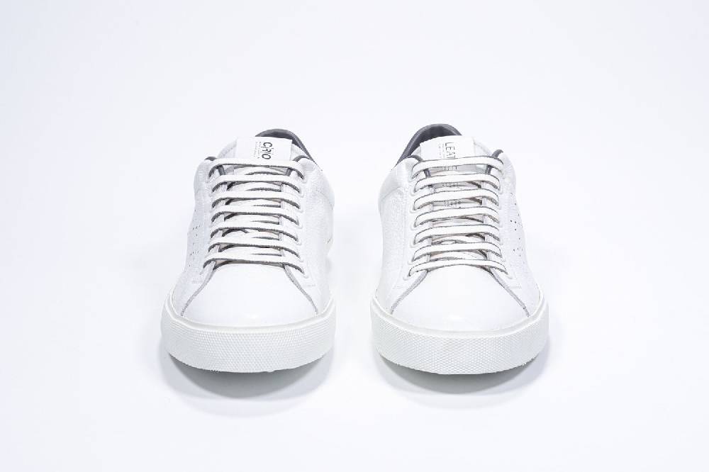 Leather Crown LC06 | Grigio & Bianche - Basse - Uomo Qualità Garantita