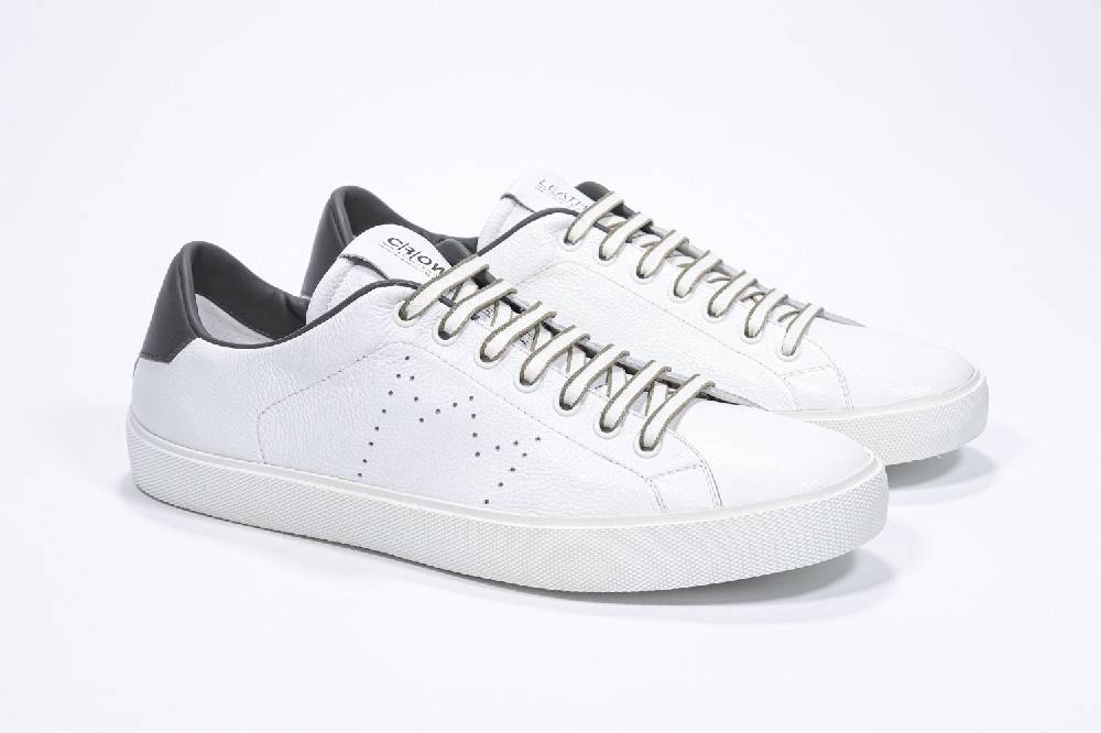 Leather Crown LC06 | Verde Militare & Bianche - Basse - Uomo Negozi Online