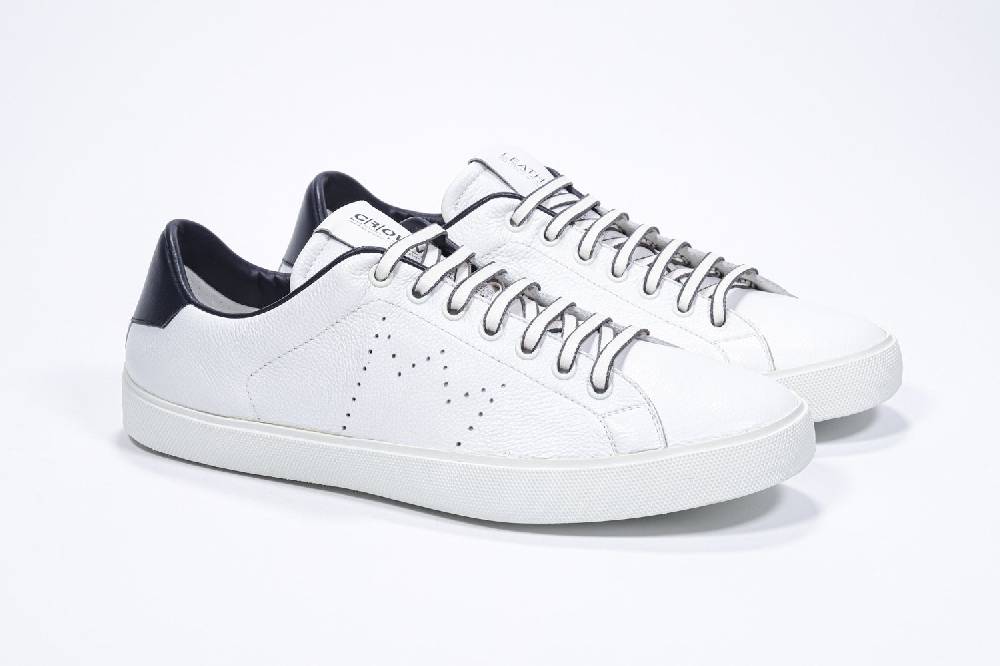 Leather Crown LC06 | Navy & Bianche - Basse - Uomo Acquista Ora