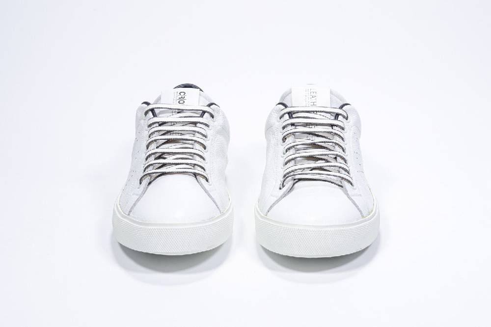 Leather Crown LC06 | Navy & Bianche - Basse - Uomo Acquista Ora