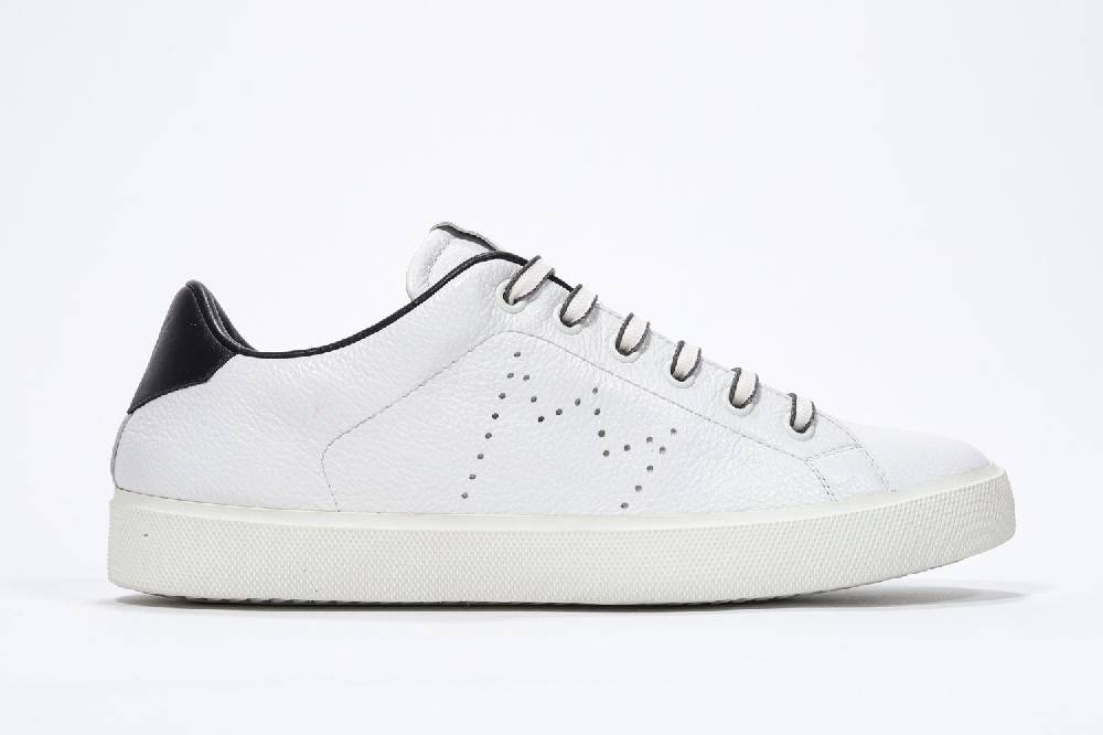 Leather Crown LC06 | Bianche & Nere - Basse - Uomo Consegna Veloce