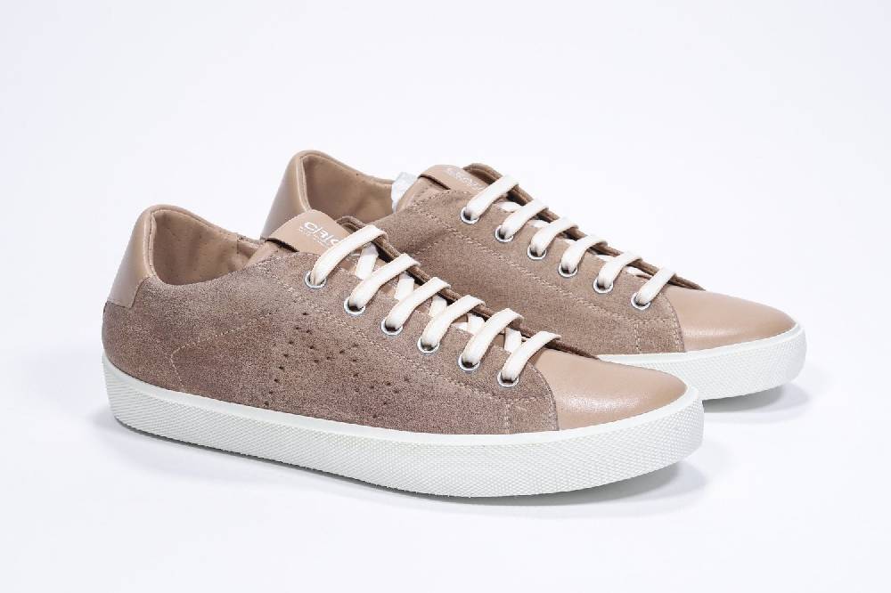 Leather Crown PURE | Beige - Basse - Uomo Prezzo Ridotto