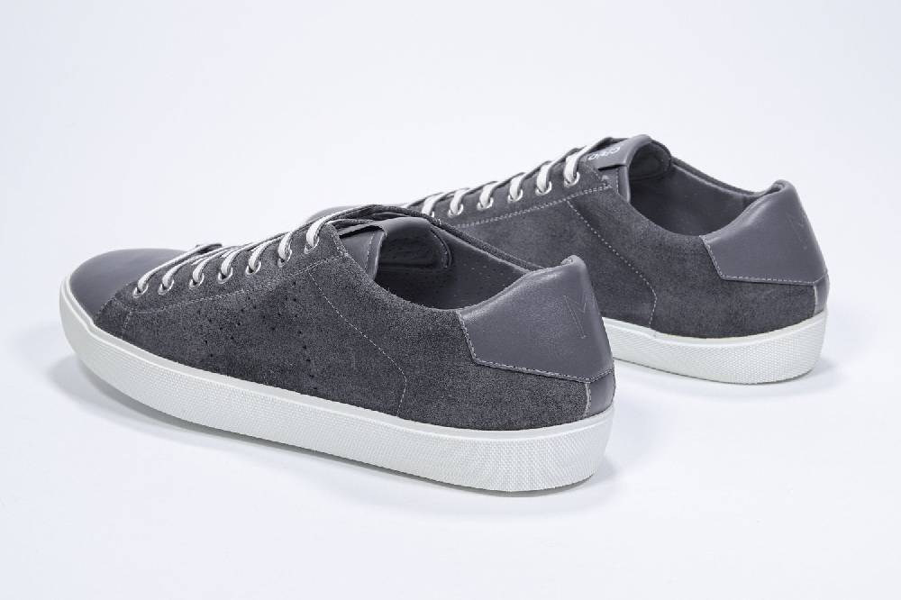 Leather Crown PURE | Grigio scuro - Basse - Uomo Novità