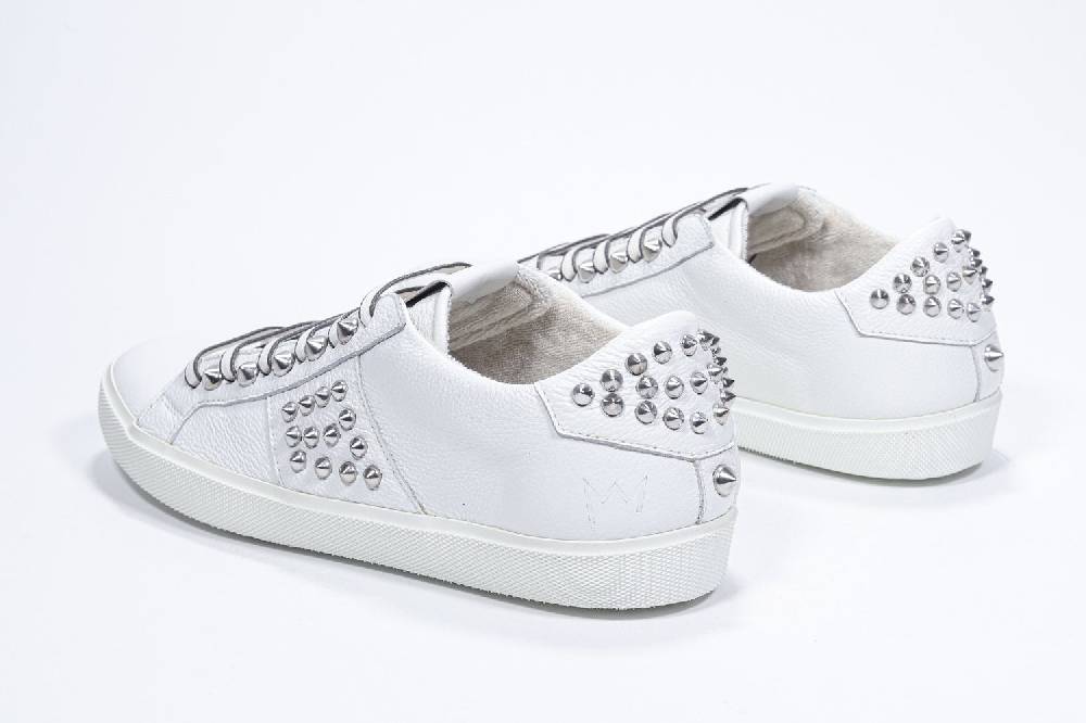 Leather Crown STUDLIGHT | Bianco - BASSE - Uomo Economico