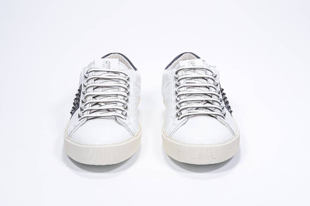 Leather Crown STUDLIGHT | Bianco e nero - BASSE - Uomo Outlet