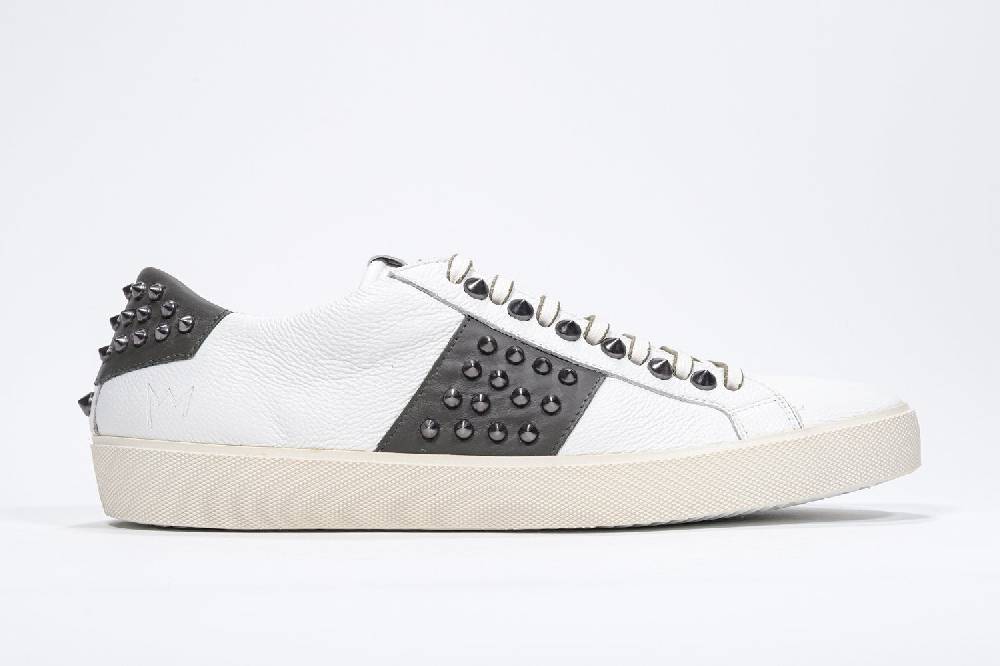 Leather Crown STUDLIGHT | Bianco e verde - BASSE - Uomo Saldi