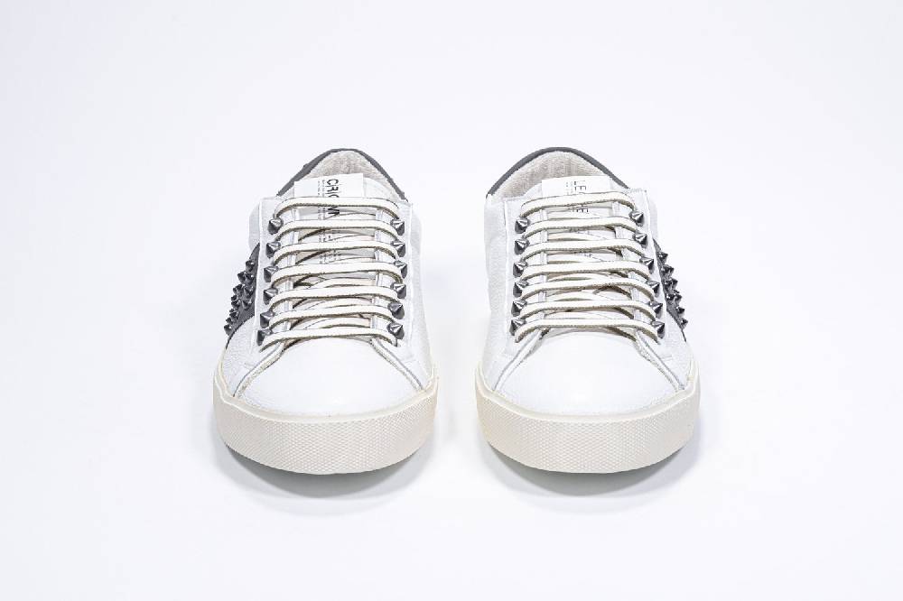 Leather Crown STUDLIGHT | Bianco e verde - BASSE - Uomo Saldi
