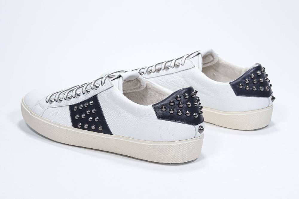 Leather Crown STUDLIGHT | Bianco e Marina - BASSE - Uomo Offerte