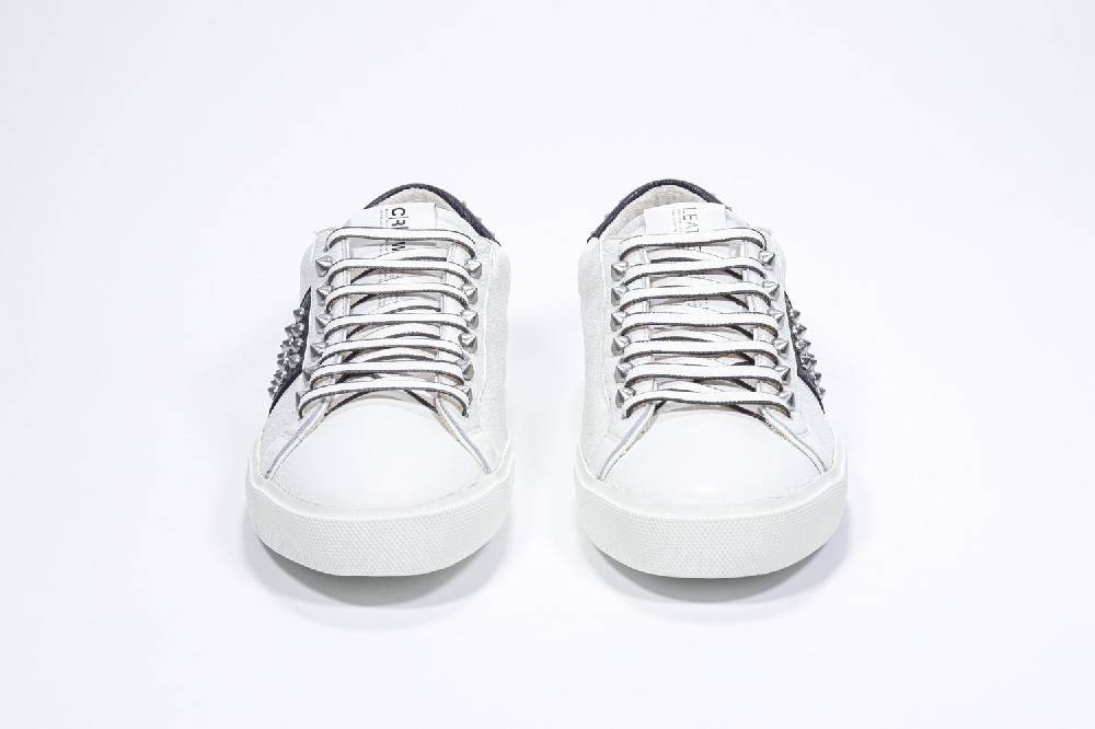 Leather Crown STUDLIGHT | Bianco e Marina - BASSE - Uomo Offerte