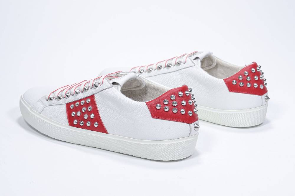 Leather Crown STUDLIGHT | Rosso e bianco - BASSE - Uomo Hotsell