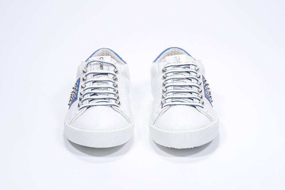 Leather Crown STUDLIGHT | Bianco e blu - BASSE - Uomo Vendita Calda